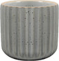 Vintage Ceramic Mug, Japanese Tea Cup 6oz Striped Cup No Handle Drinking Cup by Unknown