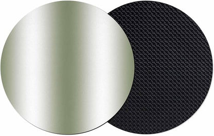 Ombre Seaweed Green Coasters Set of 2, Modern Minimalist Geometric Gradient by PIEPLE