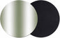 Ombre Seaweed Green Coasters Set of 2, Modern Minimalist Geometric Gradient by PIEPLE