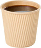 Restaurantware 4 Ounce Ripple Wall Disposable Coffee Cups, 500 Insulated Kraft by Restaurantware