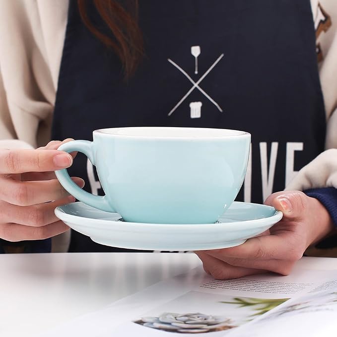 Coffeezone Latte Art Cup and Saucer - Image 2