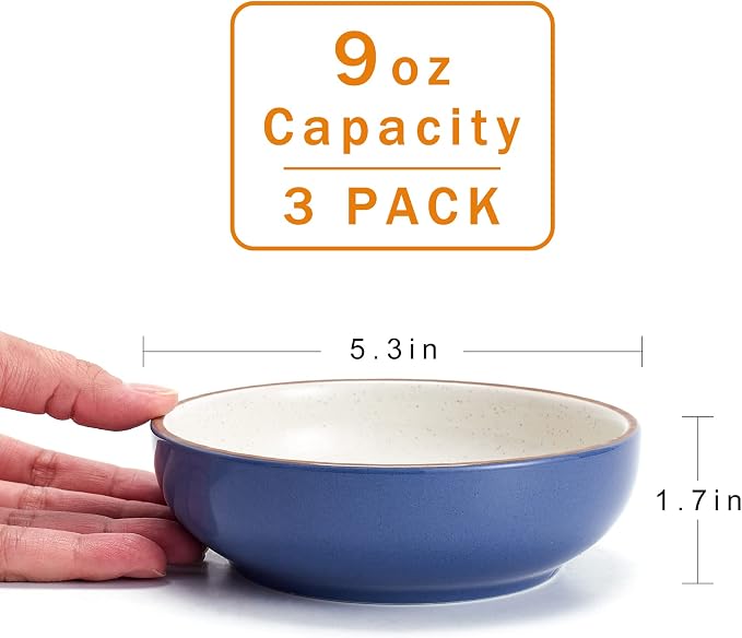 5.19 in Ceramic Cat Dishes, Howise Shallow Cat Food Bowls Small Pet Bowls Cat - Image 4