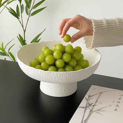 Decorative Fruit Bowls for kitchen decor Counter 10.4‘’, Large Modern Serving - Image 3