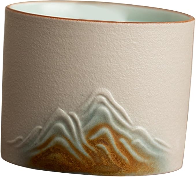 2X Ceramic Tea Cup Traditional Chinese Tea Cup Mug Tumbler Espresso Cup - Image 6