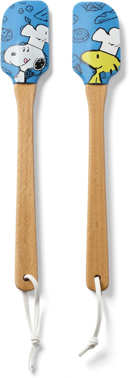 Lenox Chef Snoopy Silicone Spatula Set, 2-Piece | Silicone, dishwasher safe | by Lenox