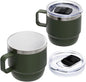 Zenbo 8 oz Stackable Coffee Mugs by Zenbo