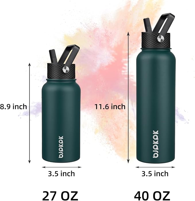 BJPKPK 40oz Insulated Water Bottle - Image 4
