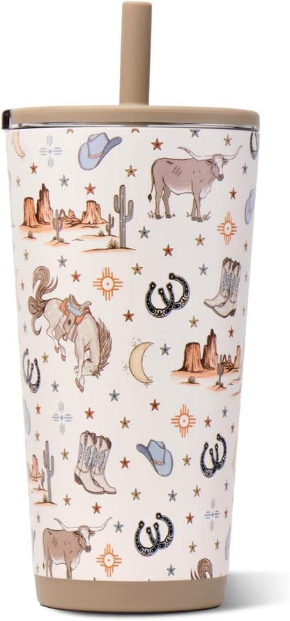HydroJug Everyday Tumbler 20 oz, Ceramic-Lined Straw Cup, Mesa | Vacuum - Image 2