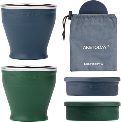 TakeToday Collapsible Cup 8 oz 2-Pack by TAKETODAY