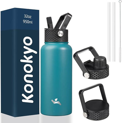 Konokyo 32 oz Insulated Stainless Steel Water Bottle by Konokyo