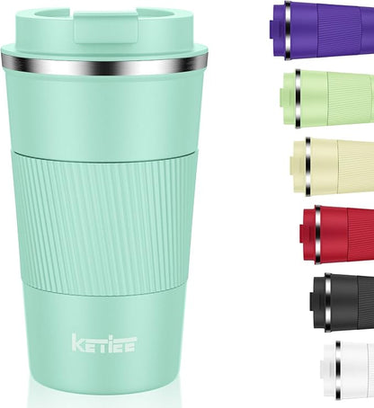 KETIEE 12oz Coffee Mug: Vacuum Insulated Coffee Cup by KETIEE