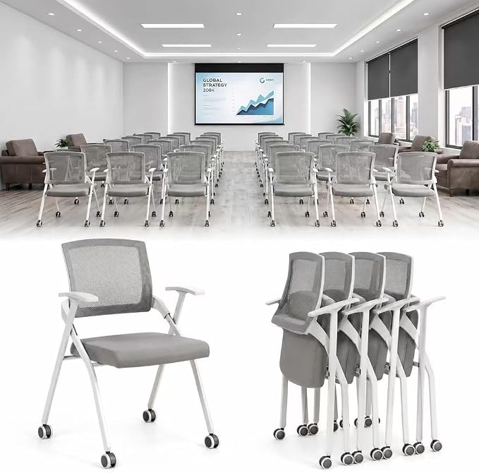 10 Pack Folding Office Chair by Unknown