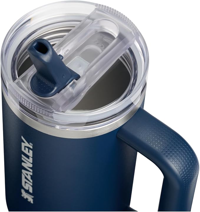 STANLEY Quencher ProTour Flipstraw Tumbler, 30 oz, Dark Navy | Built-In Straw & - Image 2