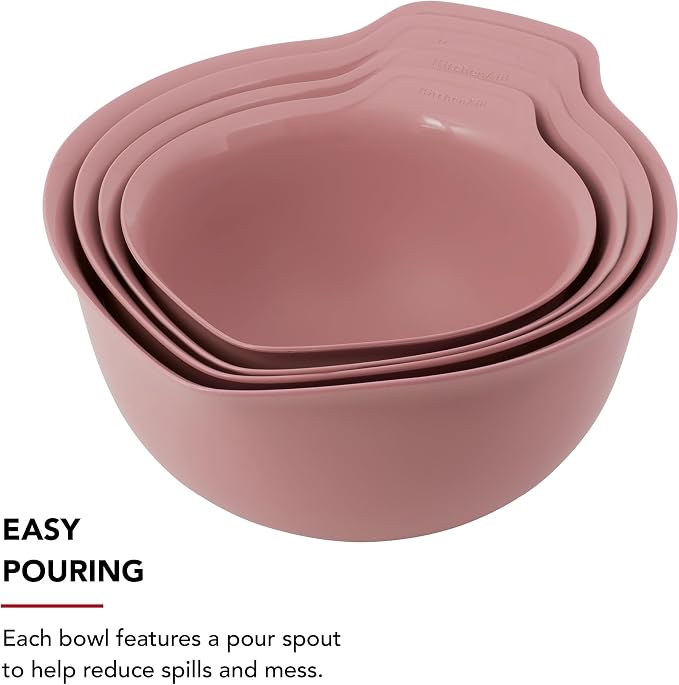 KitchenAid Universal Nesting Plastic Mixing Bowls, 1.5 quart, 2.5 quart - Image 4