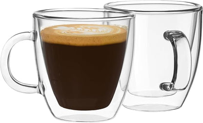 Mindful Design Double Wall Insulated Glasses Espresso Cups by MindfulDesign