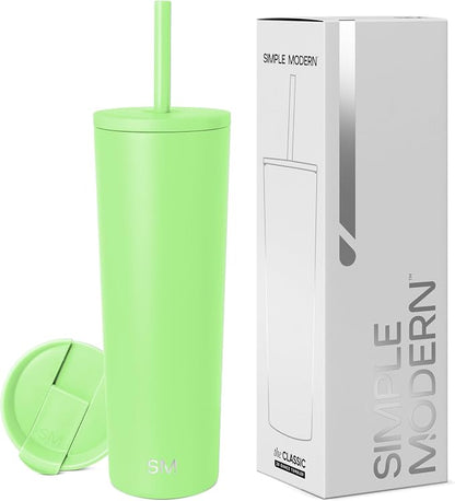 Simple Modern Iced Coffee Tumbler, Insulated | 28oz | Green | Reusable by Unknown