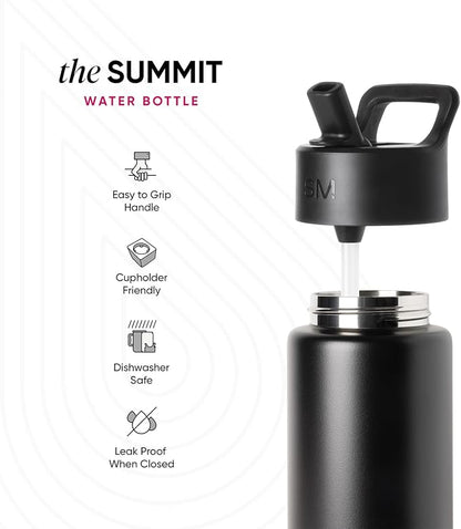 Simple Modern Kids Water Bottle & Toddler Cup | 18oz | Space | Insulated - Image 3