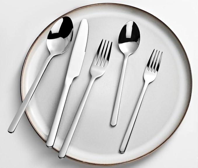 Silverware Set, 5 Piece Flatware Cutlery Set - Image 5