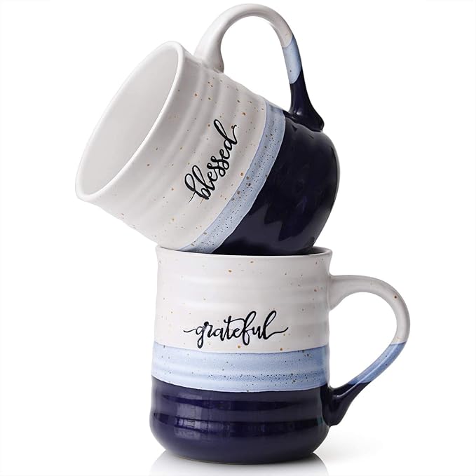 DOWAN 20 oz Coffee Mugs, Large Mugs by DOWAN