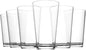 Clear Plastic Reusable Drinking Glasses set 6, 18oz Iced Tea Cups | BPA Free by WEXINHAO