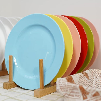Plastic Plates Disposable 60 PCS, Heavy Duty 30 Dinner Plates 10.25" and 30 - Image 5