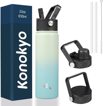 Konokyo 22 oz Insulated Stainless Steel Water Bottle by Konokyo