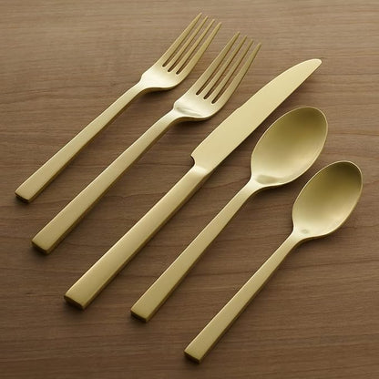 Oneida Chef's Table Champagne 20-Piece Silverware Set - Image 2
