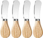 Butter Knife Spreader, Cheese Spreader Knives Set of 4, Stainless Steel Butter by MLURCU