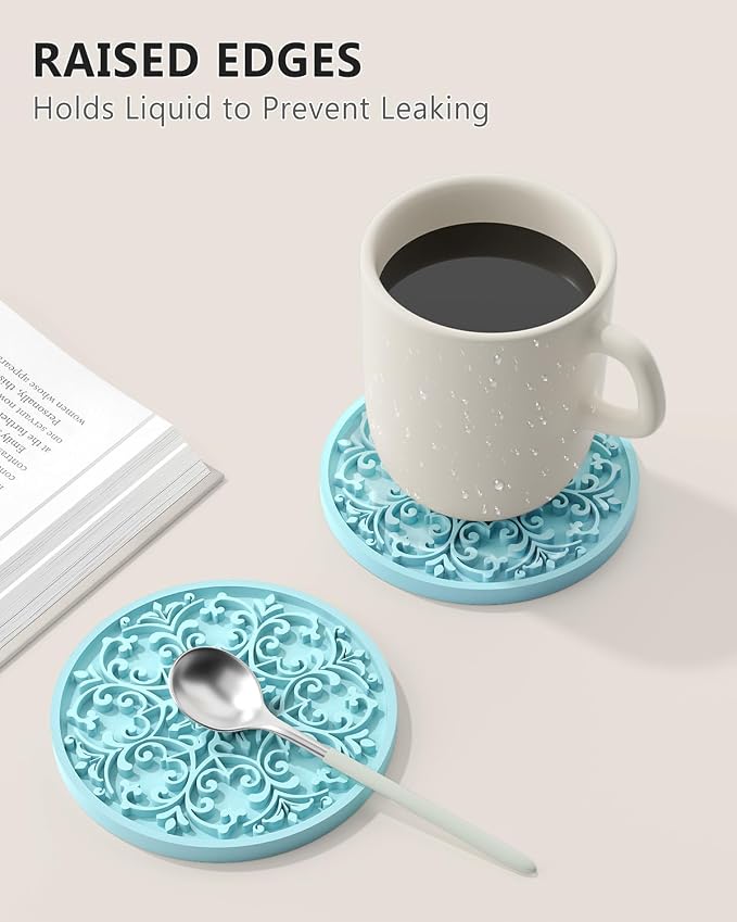 Drink Coasters, Coasters Set of 6 - Image 3