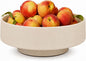 Large Fruit Bowl for Kitchen Counter, Modern Resin Pedestal Centerpiece by ADAPTICGROUP
