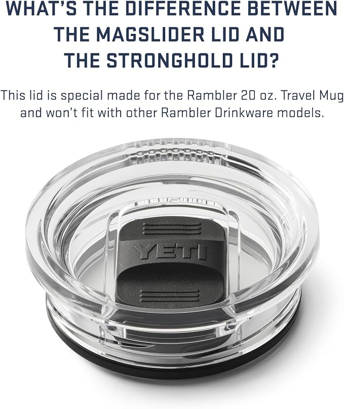YETI Rambler 20 oz Travel Mug, Stainless Steel, Vacuum Insulated - Image 7