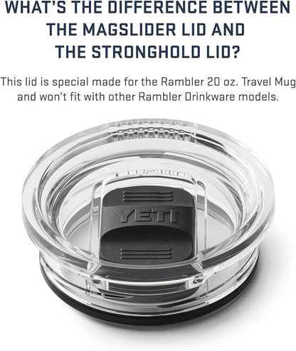 YETI Rambler 20 oz Travel Mug, Stainless Steel, Vacuum Insulated - Image 7
