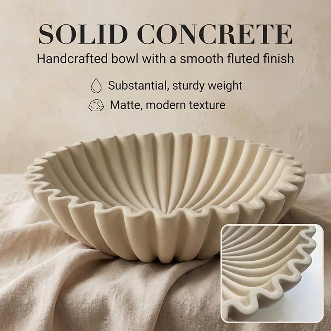 OAKOA Concrete Bowl Decor - Image 6