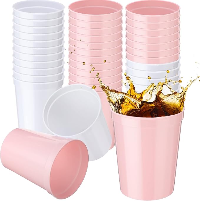 Yungyan 36 Pack 16 oz Stadium Cups Reusable Plastic Cups Blank Drink Stadium by Yungyan