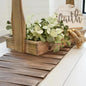 Wooden Table Runner, Natural Durable Wood Table Runner, 50 x 12 Inches by MFXIP