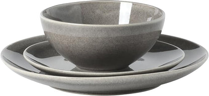 Gibson Elite Castle Peak Plates and Bowls Set, 12-Piece Dinnerware Set - Image 8