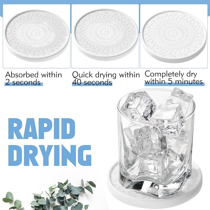 Photect Diatomaceous Earth Coasters Set - Image 3