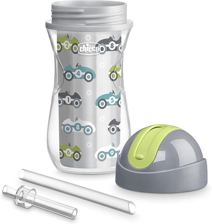 Chicco Insulated Straw Sippy Cup 12+ Months, 9oz Toddler Training Cup - Image 5