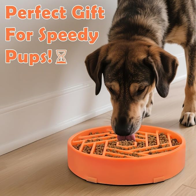 TOBYTO Slow Feeder Dog Bowls Large Medium Breed, Anti-Choking Slow Eating Dog - Image 9