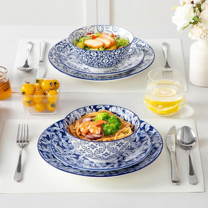 vancasso SELENE 24 oz Ceramic Cereal Bowls, Dishwasher & Microwave Safe - Image 6