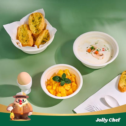 Compostable Disposable Paper Bowl Heavy Duty Soup Containers Biodegradable - Image 4