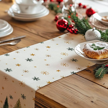 Christmas Table Runner 13x90 Inch, Xmas Tees Snowflakes Holiday Decorative - Image 6
