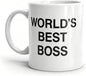 Worlds Best Boss Mug for Managers and Coworkers, Funny Boss Gift Cup | 11oz by FocusonqualityEnrichlife