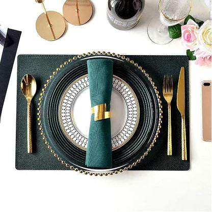 Set of 6 Elegant Gold Napkin Rings, Perfect Table Setting Decor - Image 3