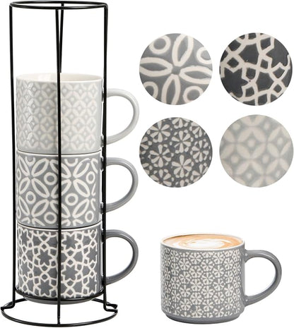 Hiceeden Set of 4 Coffee Mugs by Hiceeden