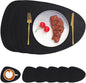 Faux Leather Placemats Set of 6, Dual Sided by Chitomars