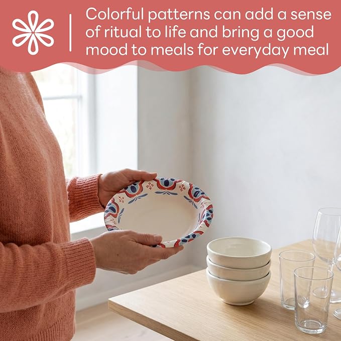 30 Count 8oz Paper Bowls, Small Paper Bowls, Microwaveable and Soak Proof | - Image 7