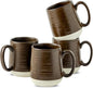 HASENSE Ceramic Coffee Mug Set of 4, 15 oz Coffee Cups by Hasense