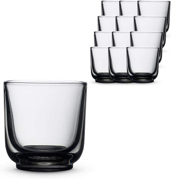 Fellow Pirch Cappuccino Cups 6.5 oz, Weighted Glass by Unknown