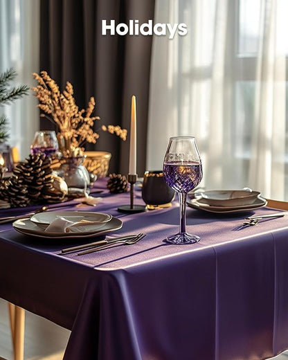 Pureegg Plastic Table Cloth Disposable 12 Pack, 54 x 108 Inch Table Cloths - Image 7
